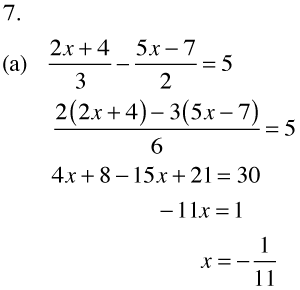 Junior Cert. Maths (Higher) 2016: Paper 1 Q7