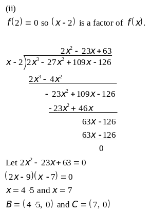 Leaving Cert. Maths (Higher) 2019: Paper 1 Q4