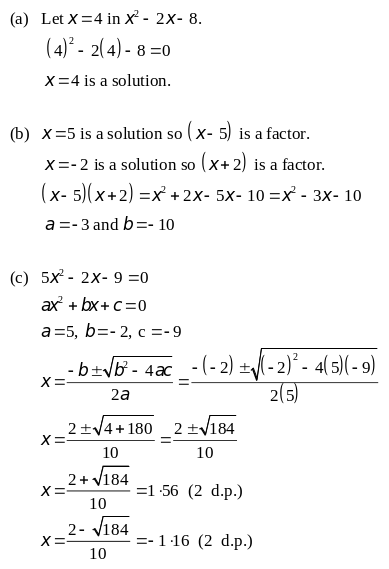 Leaving Certificate Maths (ord) 2021: Paper 1 Q3