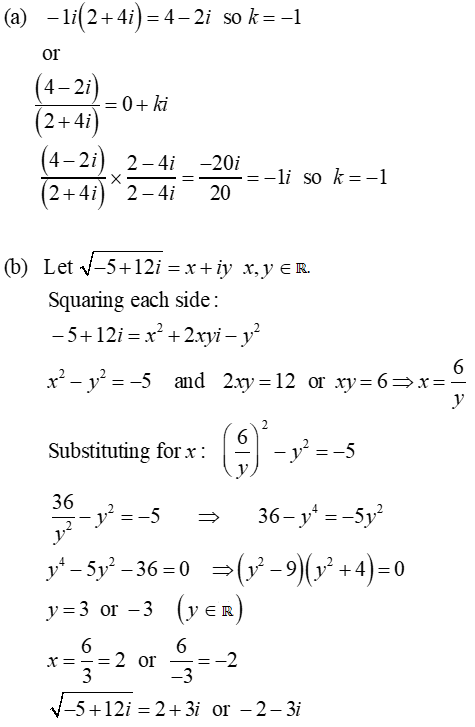 Leaving Certificate Maths (Higher) 2021: Paper 1 Q1