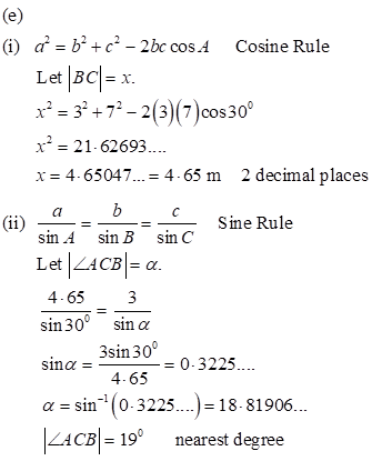 Leaving Certificate Maths (Ord) 2022: Paper 2 Q9