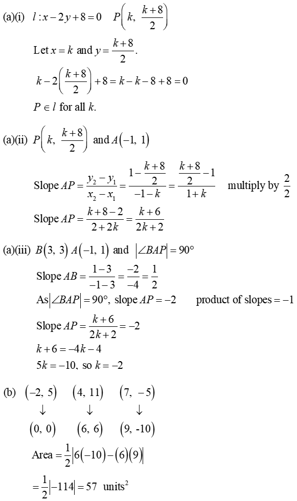 Leaving Certificate Maths (Higher) 2022 Deferred: Paper 2 Q3