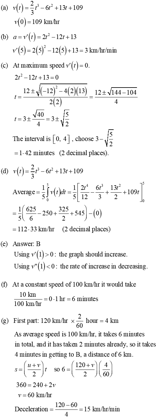 Leaving Certificate Maths (Higher) 2023: Paper 1 Q7